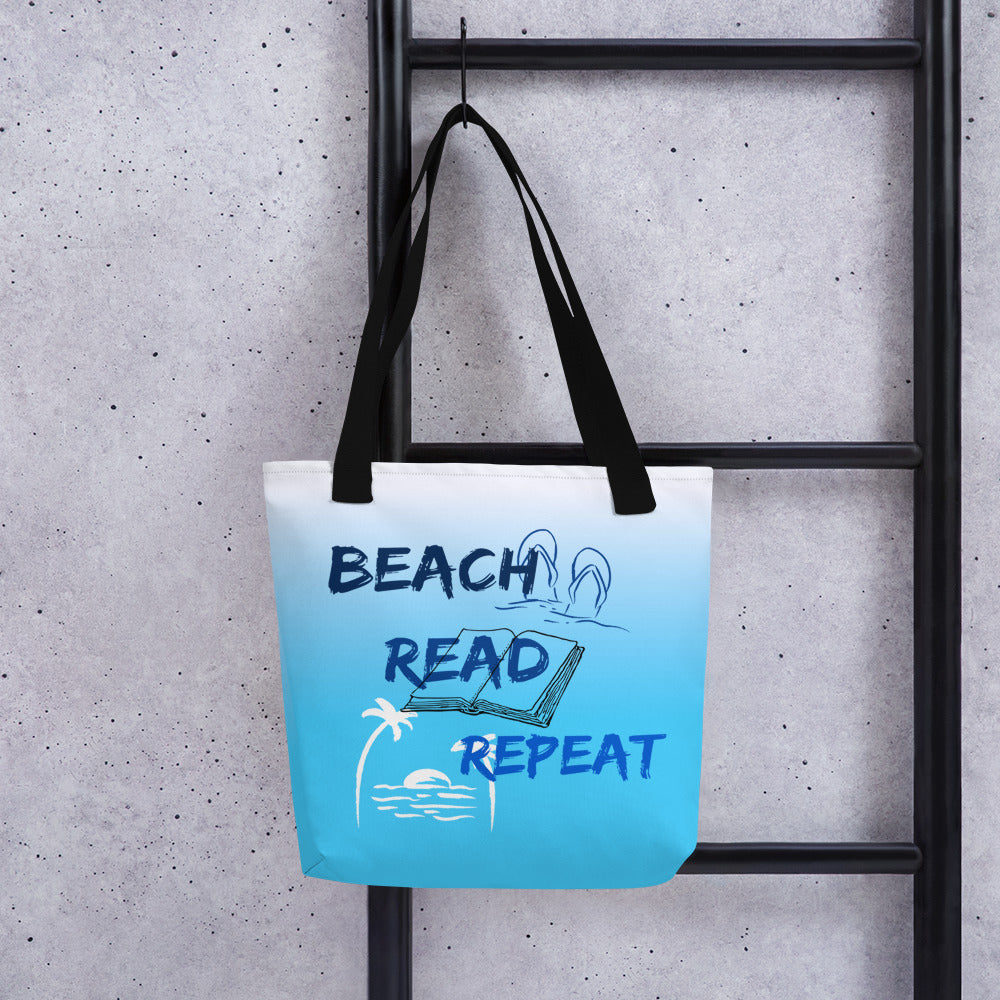 Beach, Read, Repeat Beach Tote bag