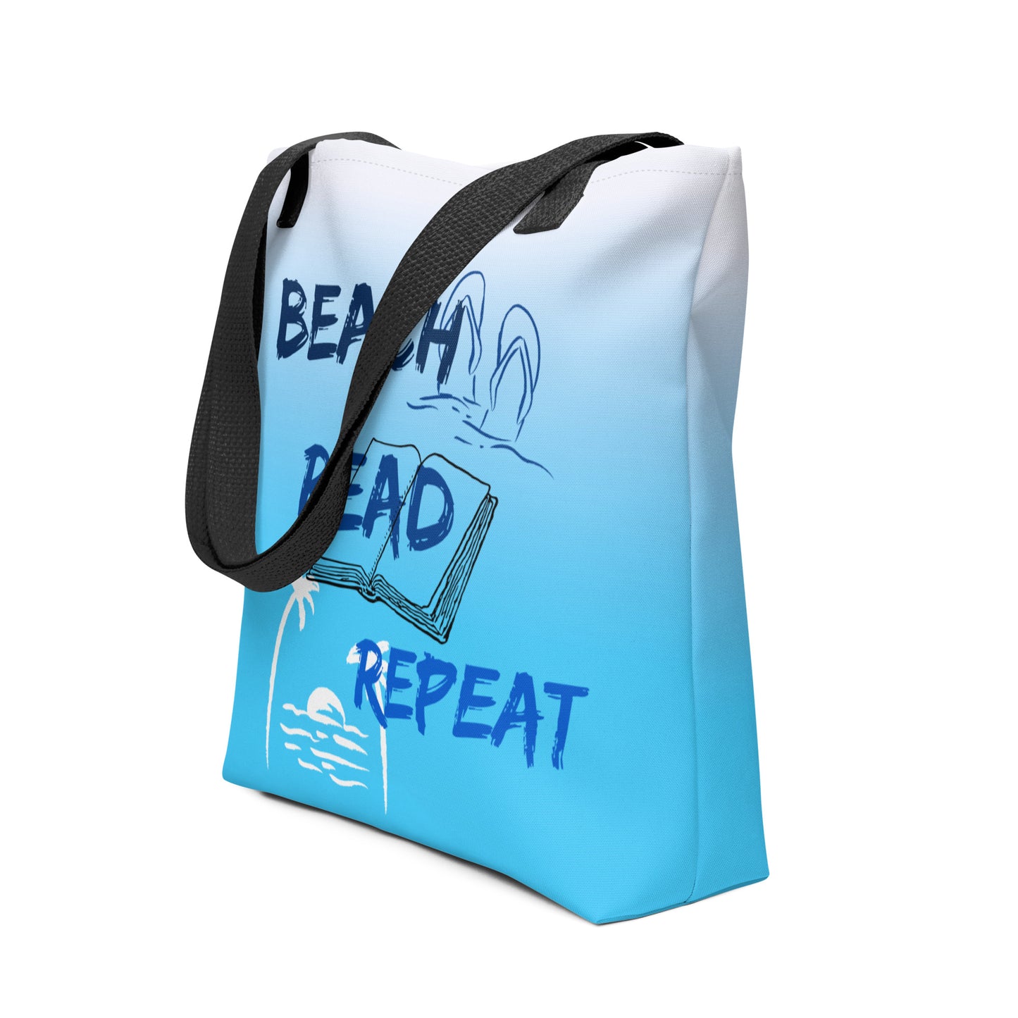 Beach, Read, Repeat Beach Tote bag