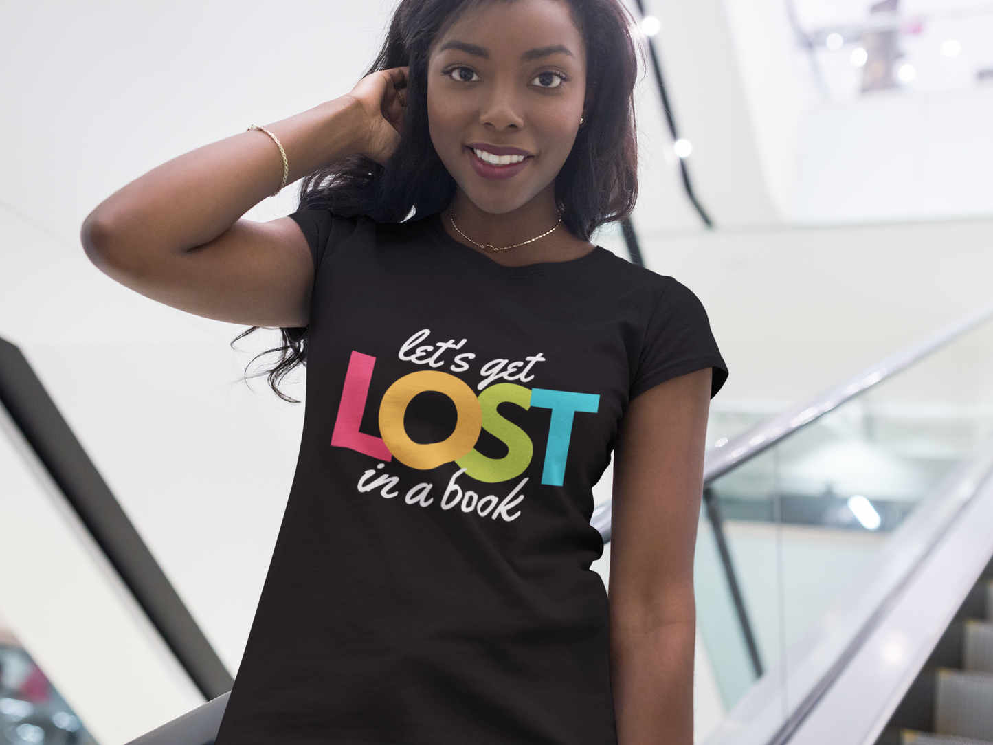 Let's Get Lost In A Book Tee